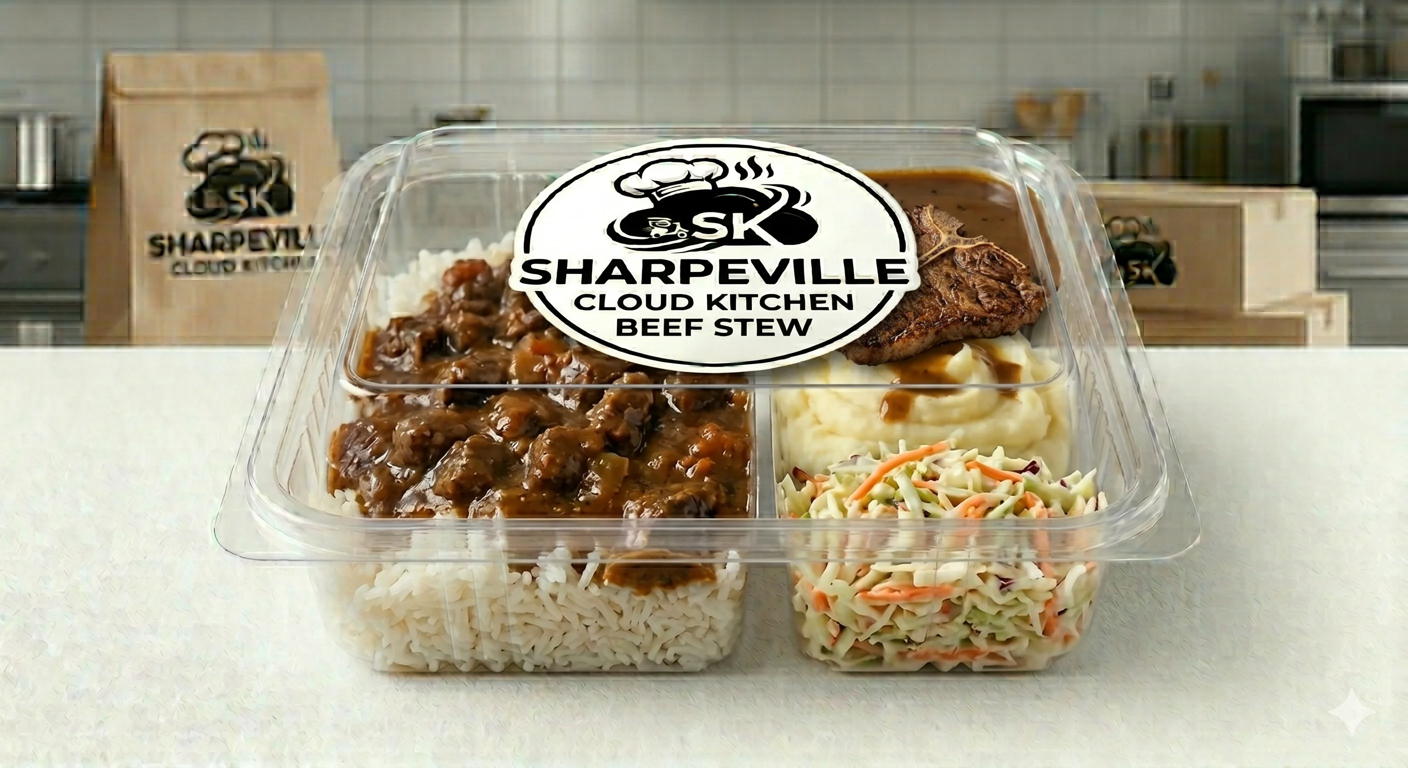 T-Bone Steak & Rice / Pap